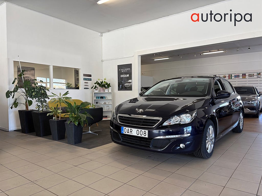 Peugeot 308 1.6 125hk Active/ Pano/GPS