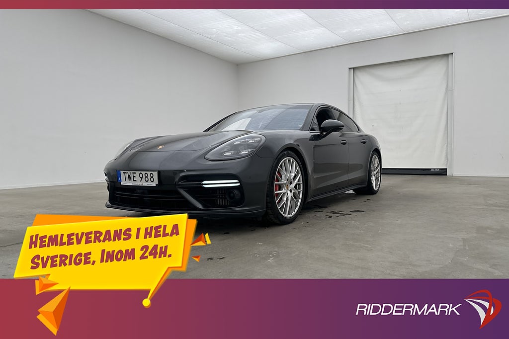 Porsche Panamera Turbo V8 550hk Burmester PASM Se utrustning