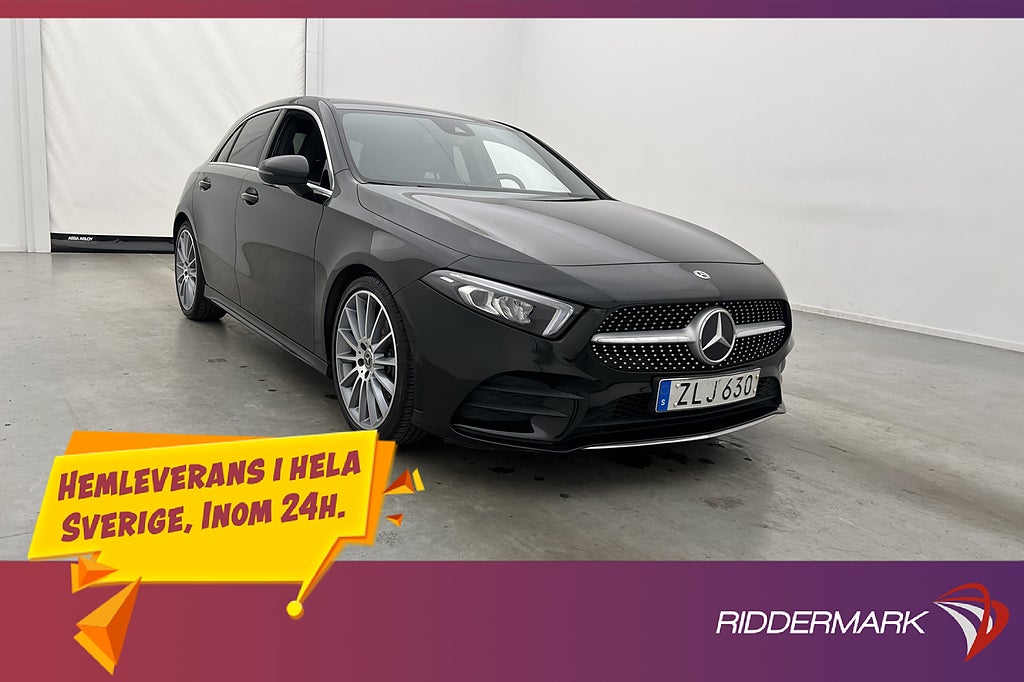 Mercedes-Benz A 180 136hk AMG Kamera Sensorer