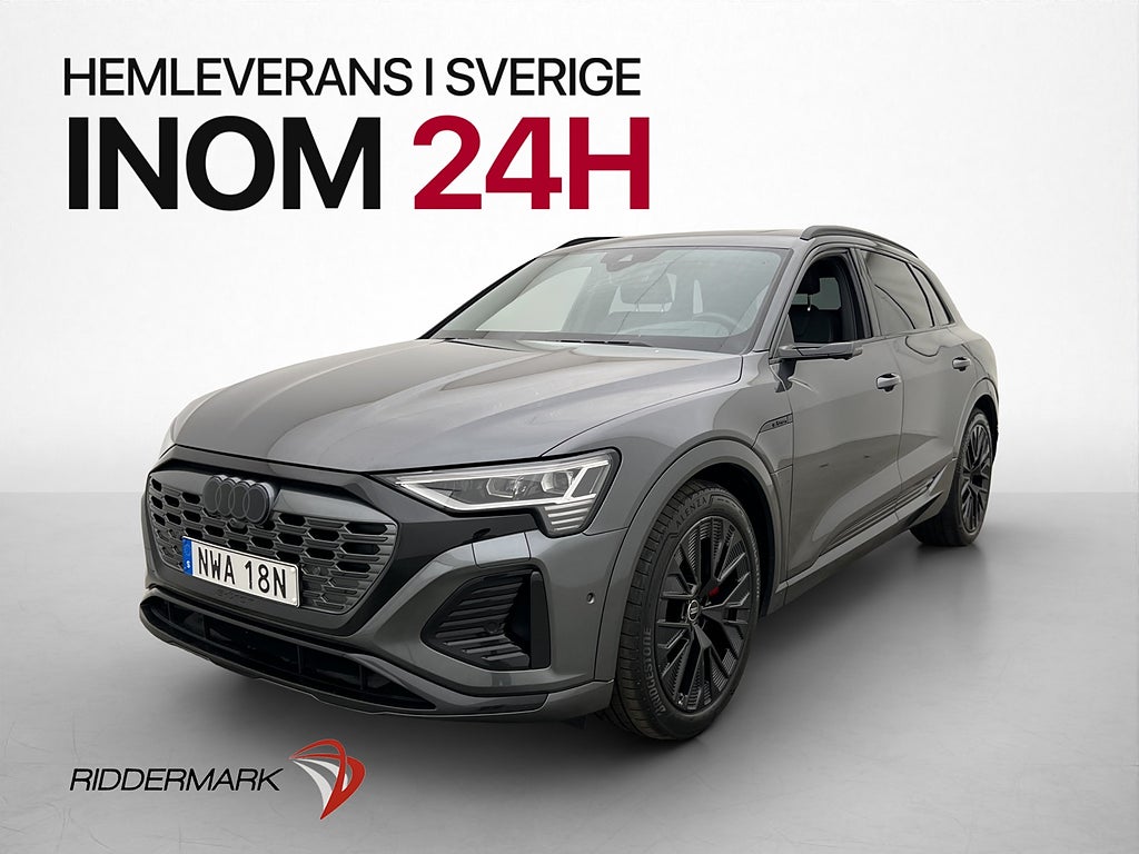 Audi Q8 55 e-tron Q S-Line Pano HuD 360° Matrix Drag Luftfj