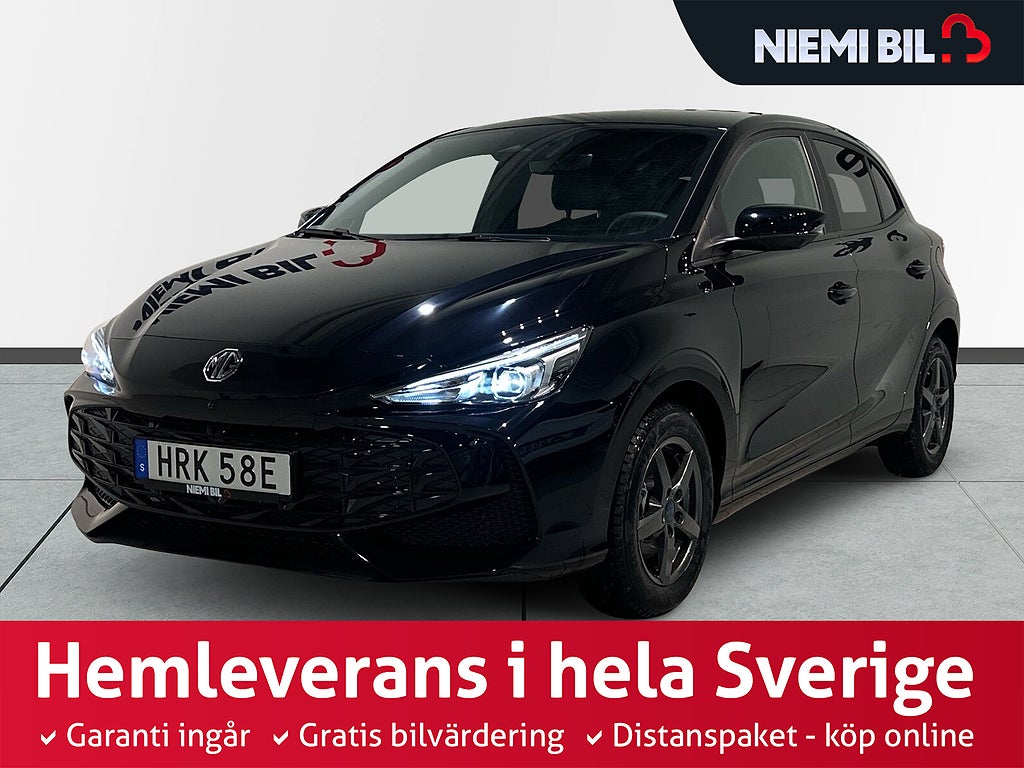 MG 3 Hybrid+ Luxury 360° GPS Pvärm Rattvärme S/V-hjul MOMS