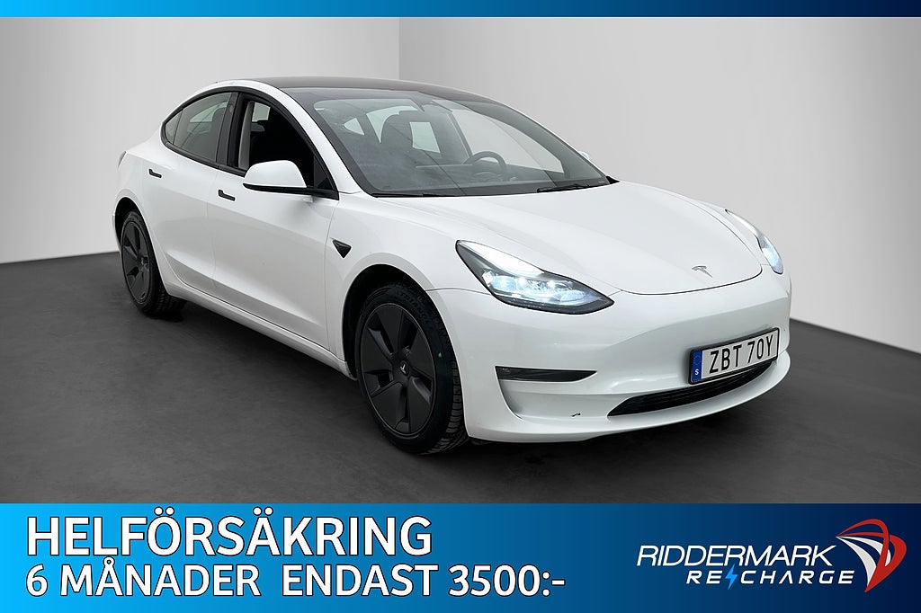 Tesla Model 3 Long Range AWD Autopilot Svensksåld