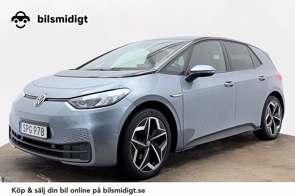 Volkswagen ID.3 Pro Perform Life Delläder Navi Kamera P-Sens 204hk