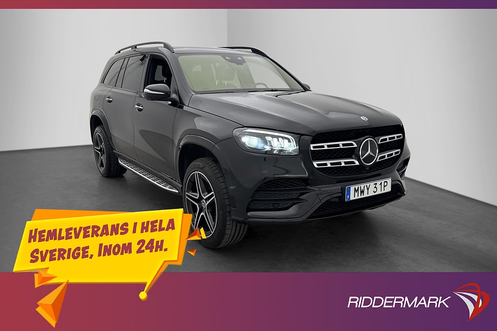 Mercedes-Benz GLS 400 d 4M AMG 7-Sits Wide Pano Burmester