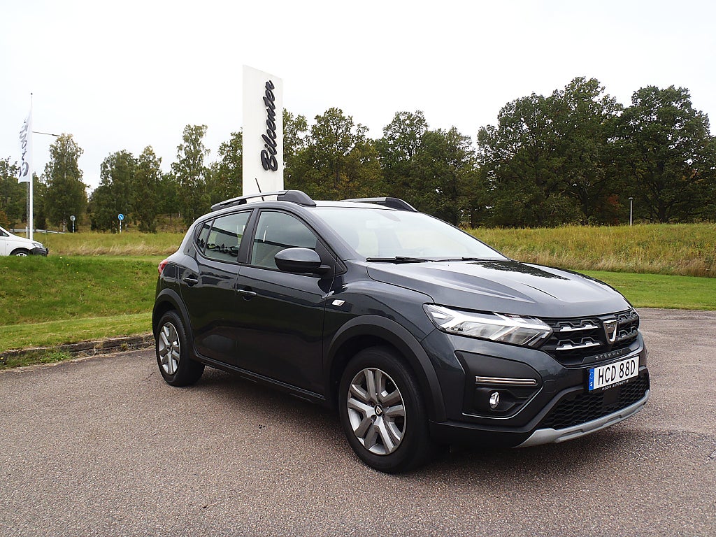 Dacia Sandero Stepway 1.0 TCe 90hk, Carplay, Fullservad