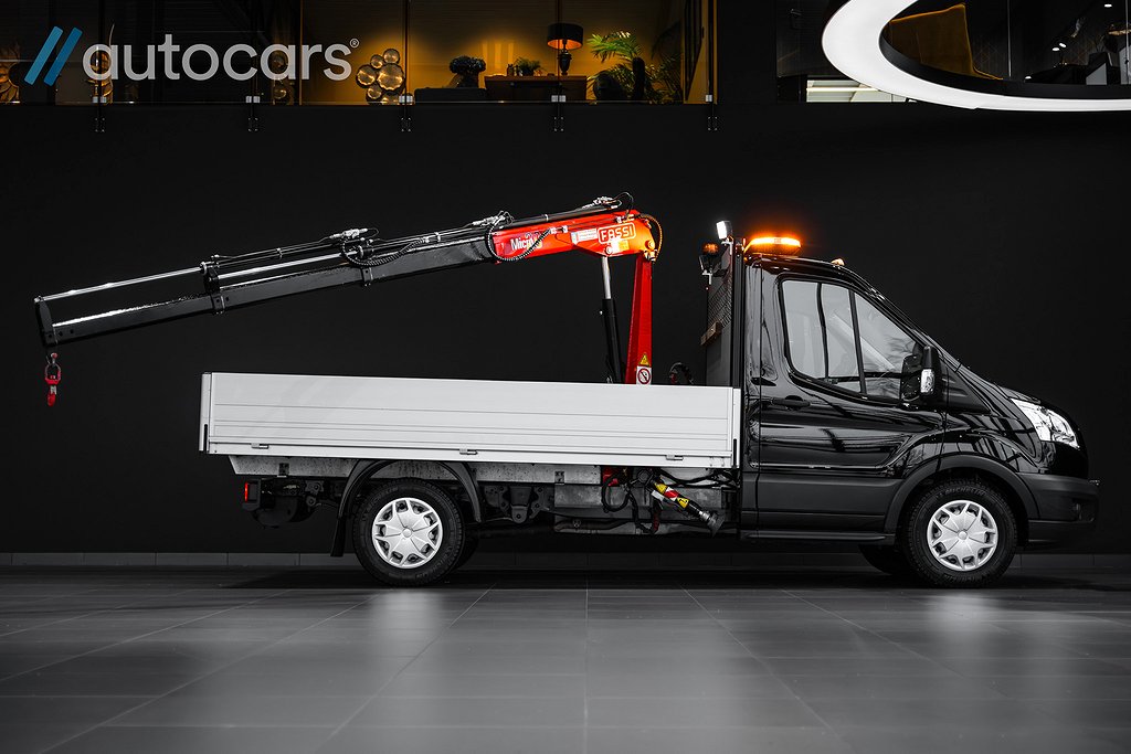 Ford Transit 350 Chassi Fassi Kran|Leasbar|Drag|Se skick!