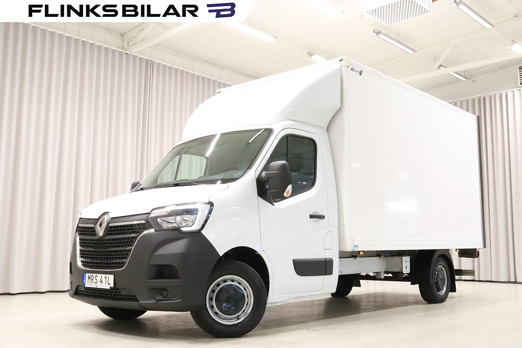 Renault master 145HK Volymskåp Bakgavellyft Sidodörr Momsbil