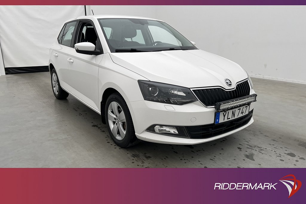 Skoda Fabia 1.2 TSI 90hk Style Värmare Sensorer Välservad