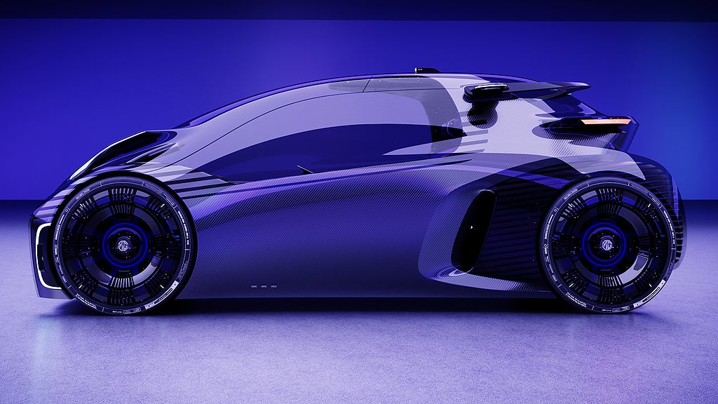 MG Maze från sidan.