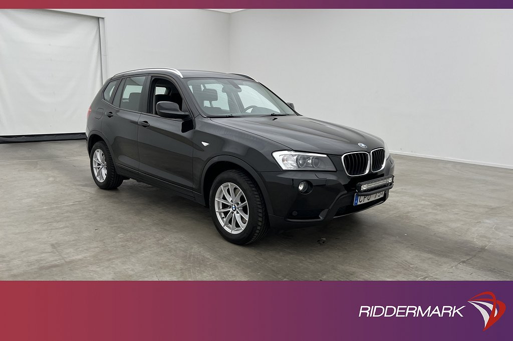 BMW X3 xDrive20d 184hk Värmare Sensorer Keyless Drag