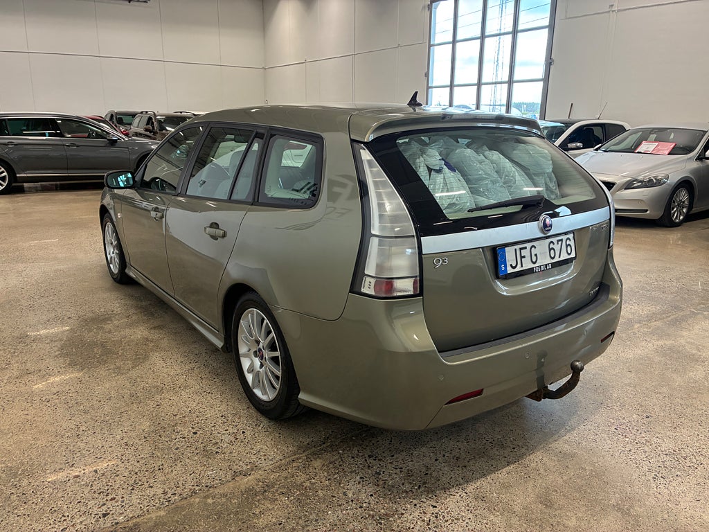 SAAB 9-3 SPORTCOMBI 1.8T 150 ch 4X2 BVM BIOPOWER ETHANOL LINEAR - PRÉCHAUFFAGE - ATTELAGE - 176200 km