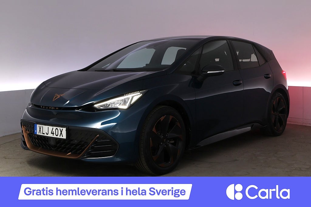 Cupra Born 58 Pilot M Kamera CarPlay 19" AdapFarth V-hjul