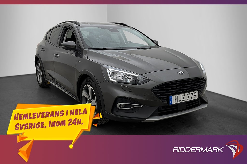 Ford Focus 1.0 EcoBoost 125hk Active Kamera Navi Rattvärme