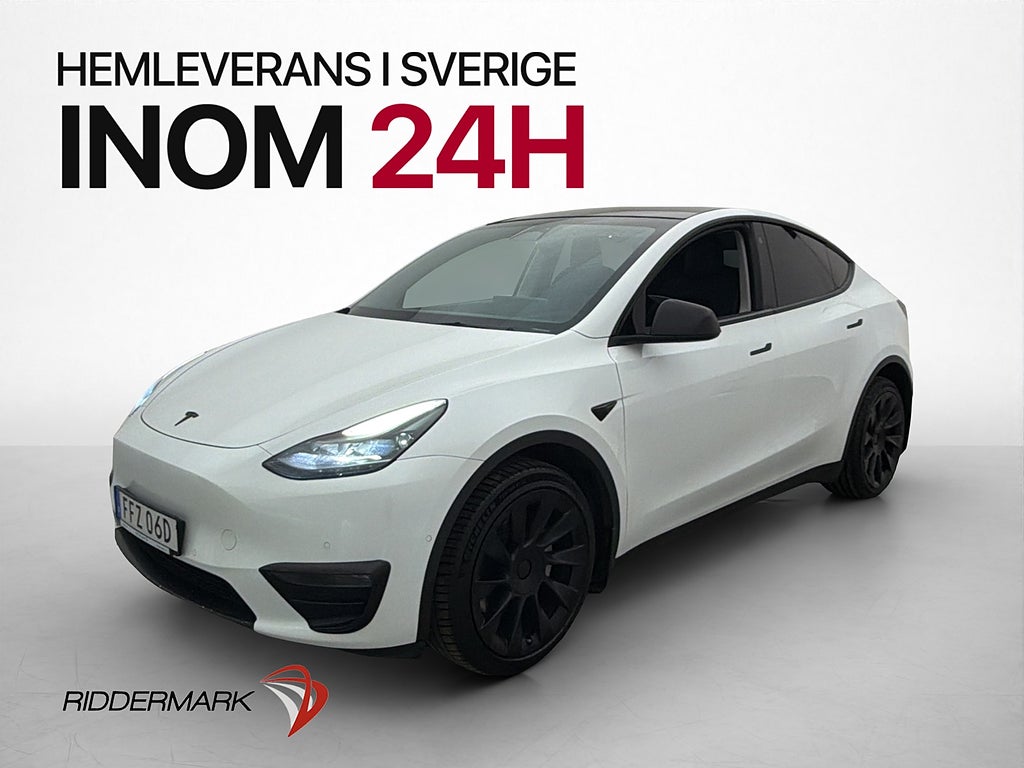 Tesla Model Y Long Range AWD 514hk Adp-fart Värmepump Pano