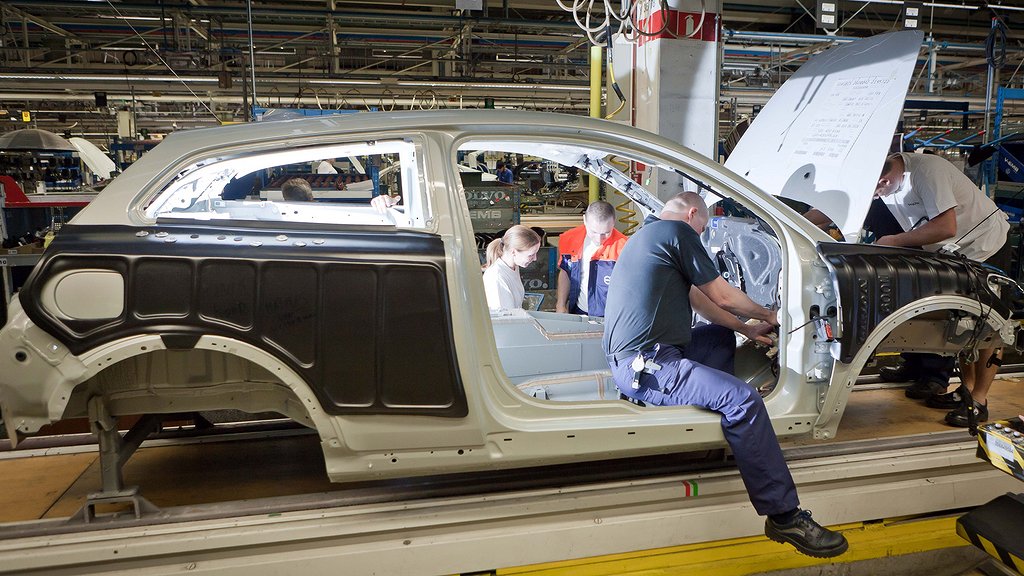 Volvo C30 produceras i fabriken i Gent. Foto: Volvo Cars 