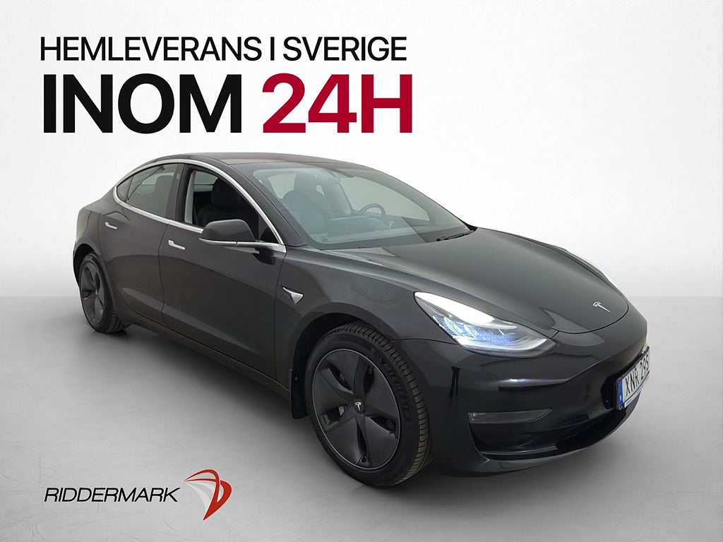 Tesla Model 3 Long Range AWD Panorama Kamera Navi Svensksåld