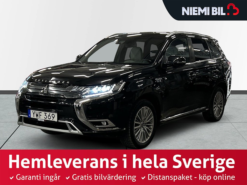 Mitsubishi Outlander PHEV CVT Business AdaptivF/Carplay/360kam/Pvärm/Skinn