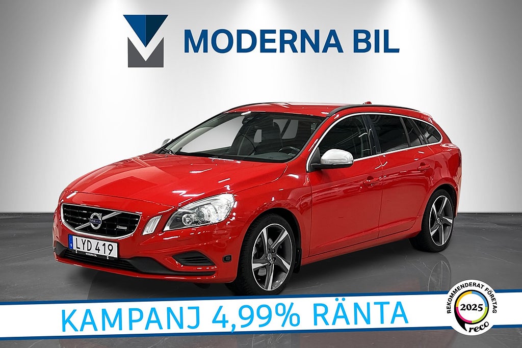 Volvo V60 T4F 180hk R-Design Värmare Nyservad+kamrem 