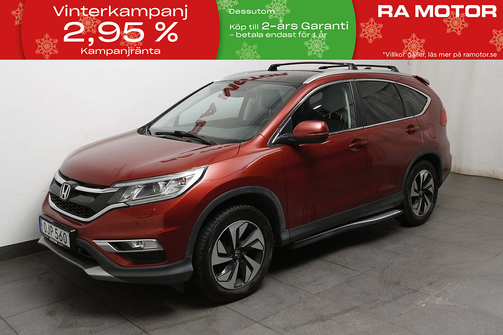 Honda CR-V 2,0 i-VTEC 155hk Executive AWD Aut Motorv Drag 2016