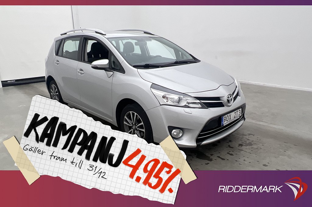 Toyota Verso 1.8 Valvematic 147hk Business 7 4,95% Ränta