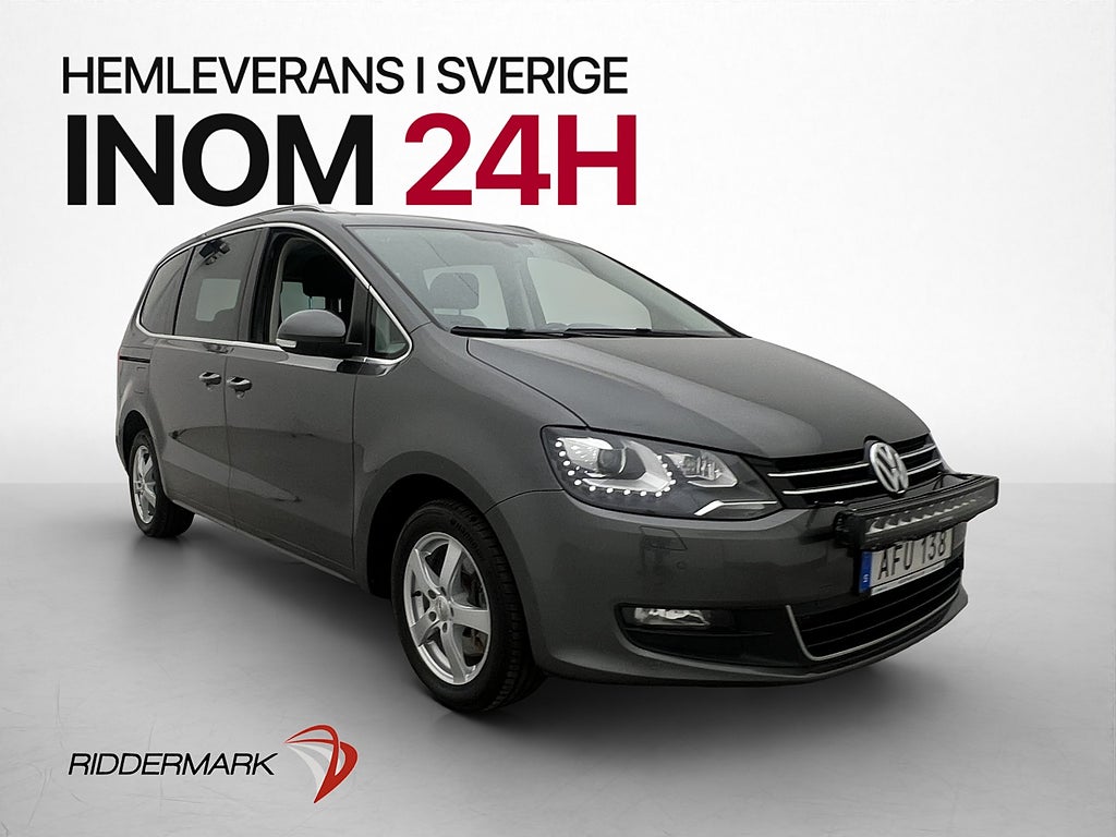 Volkswagen Sharan 2.0 TDI 4M 7-Sits Pano D-Värm Kamera Drag