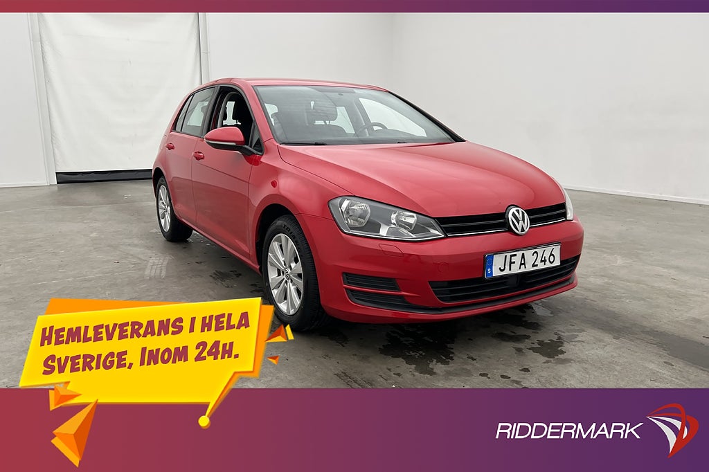 Volkswagen Golf 1.2 TSI 2 Brukare Adaptiv CarPlay Sensorer