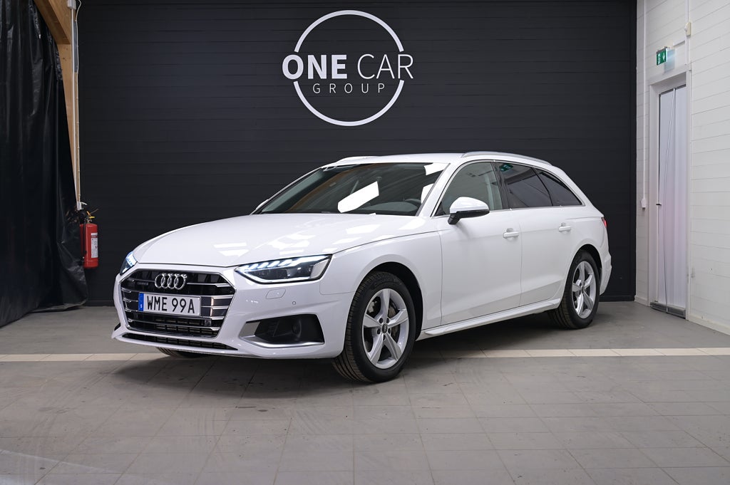 Audi A4 Avant 40 TFSI quattro MOMS Värmare Drag Nyserv 204hk