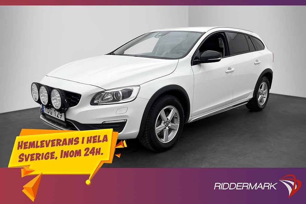 Volvo V60 Cross Country AWD Summum Värm Dragkrok Navi Skinn