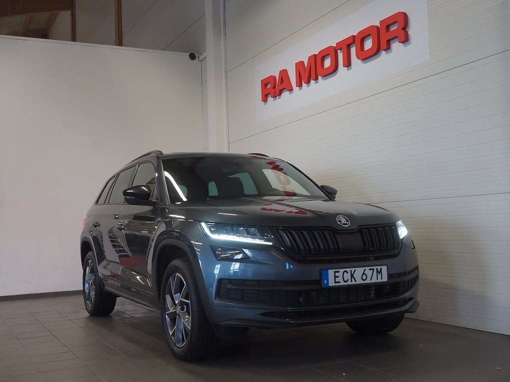 Skoda Kodiaq 2.0 TDI 190hk 4x4 Sportline |Drag|D-värm|Pano| 2020