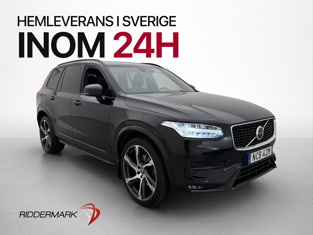 Volvo XC90 B5 AWD R-Design 7-Sits Pano B&W Luft HUD 360 Drag