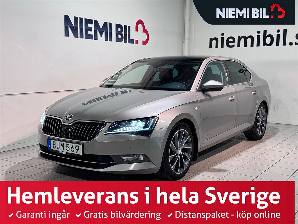 Skoda Superb 4x4 Business L&K Dvärm Kamera Pano Skinn SoV