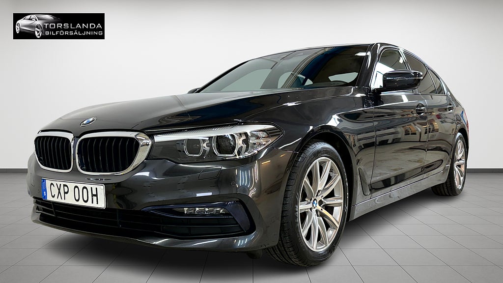 BMW 520d xDrive Skinn Navi Värmare 360 kamera Krok