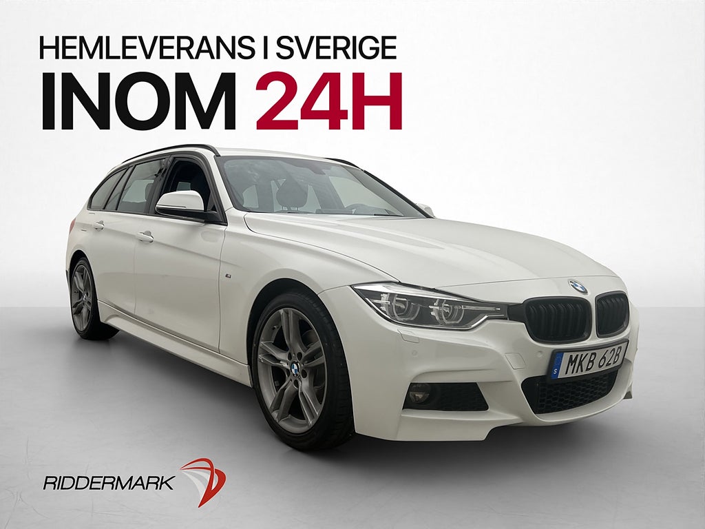 BMW 320 Touring M Sport Dragkrok Cockpit Sensorer Navi Skinn