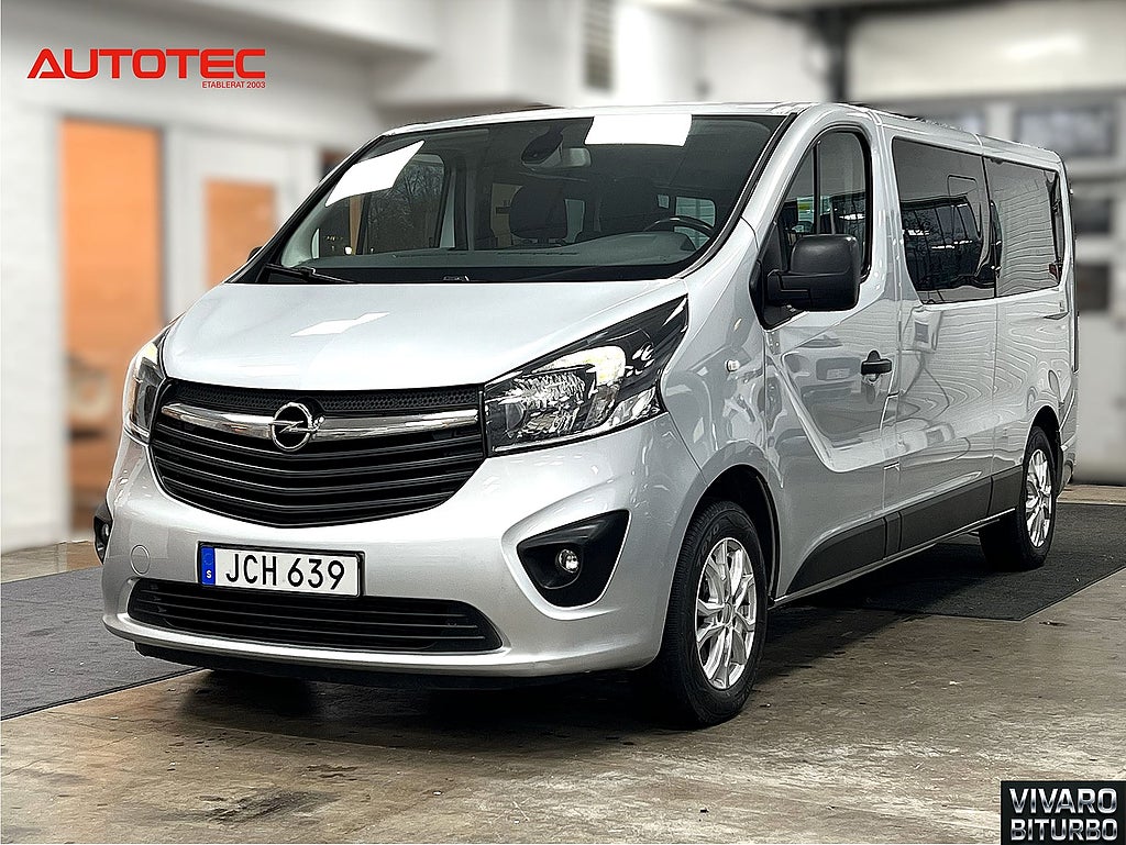 Opel Vivaro 1.6 Biturbo 125hk Kombi 9-Sits 2.9T