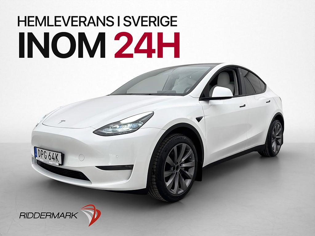 Tesla Model Y Long Range AWD Autopilot Drag Svensksåld
