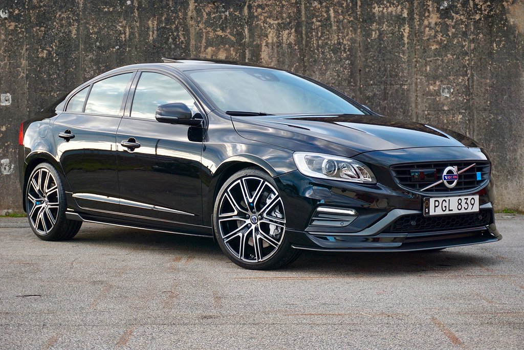 Volvo S60 Polestar T6 AWD 367hk|UNIK|1080MIL|Lucka|H&K|Navi|