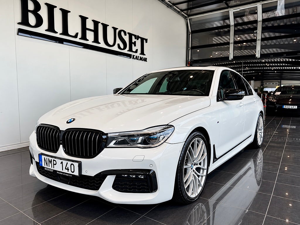 BMW 740D xDrive M Sport*Taklucka*head Up*Breyton Fälg*Se Spec