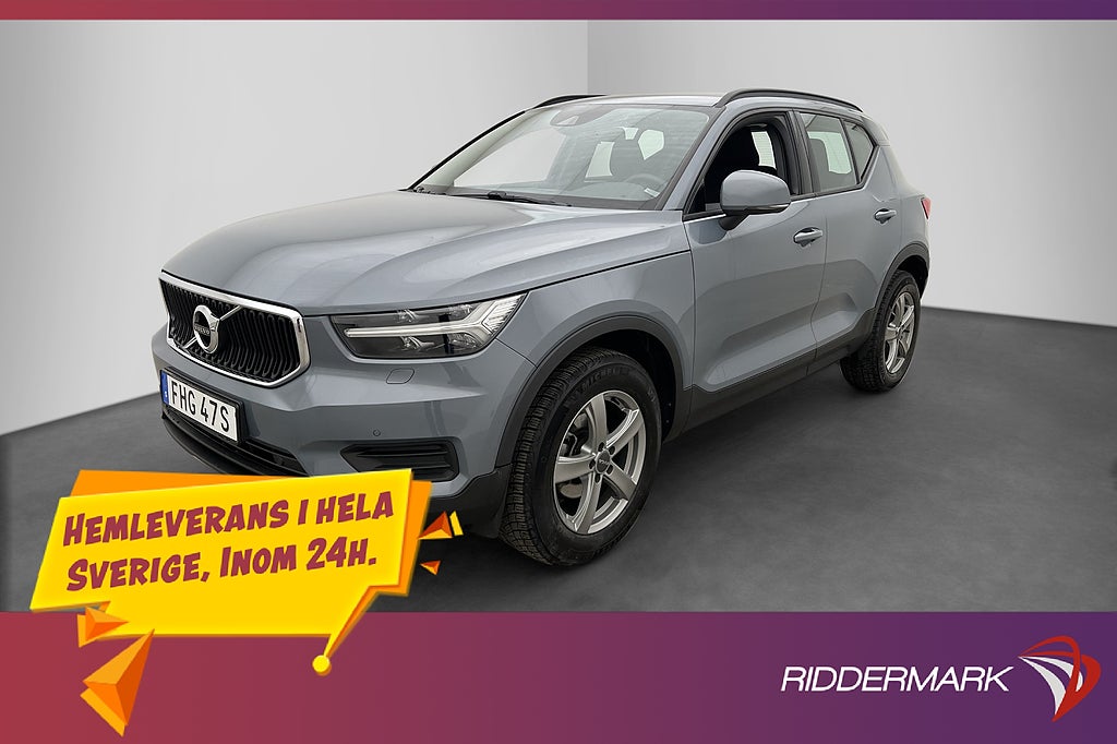 Volvo XC40 T2 129hk Core VOC Värmare Kamera Rattvärme