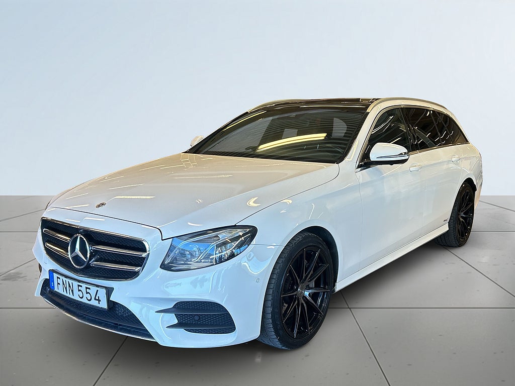 Mercedes-Benz E 220 T d AMG Line Drag/360/Burmester/MoK/Pano/P-Värm/S&V