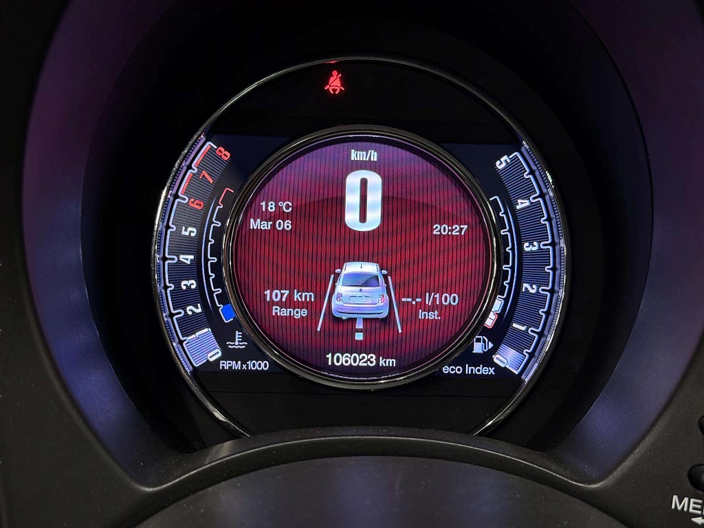 Fiat 500 1.2 8V Lounge Skinn Panorama  - miniatyr 19