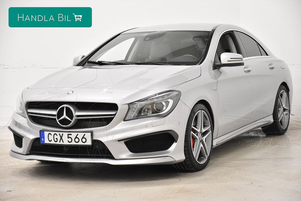 Mercedes-Benz CLA 45 AMG 4M Sportavgas Exclusivpaket Sv-Såld 360hk