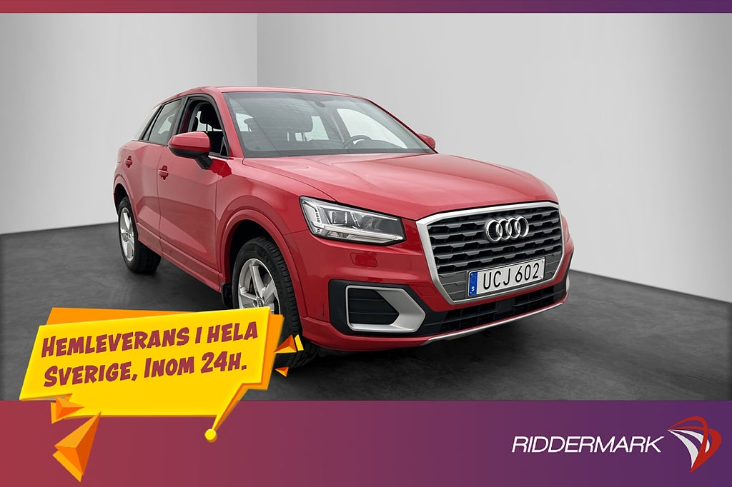 Audi Q2 1.0 TFSI 116hk P-Sensorer Bluetooth Farthållare