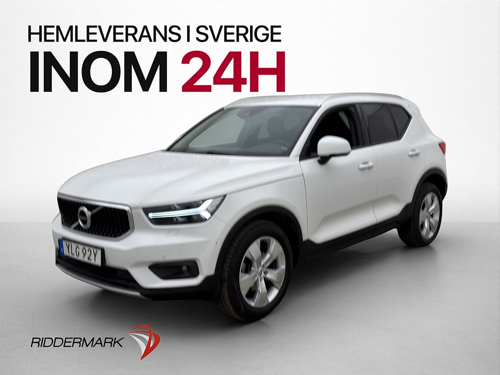 Volvo XC40 T3 Advanced VOC Värmare Kamera CarPlay Rattvärme