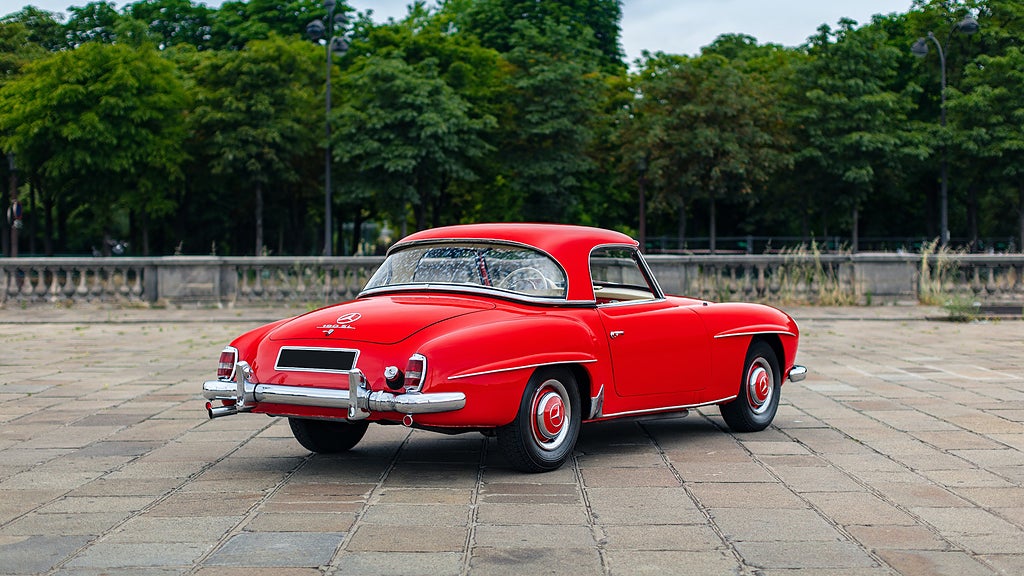 Mercedes 190 SL är i Roadster-utförandet. Foto: Collecting Cars