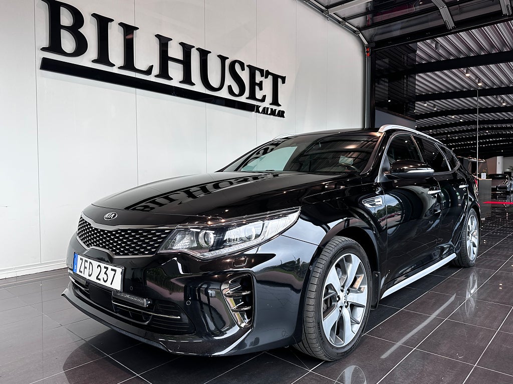 Kia Optima Sport Wagon 1.7 VGT DCT GT-Line*Dragkrok*Helläder