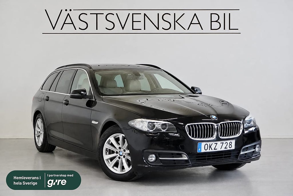 BMW 520d xDrive Touring Värmare/Drag/Läder/V-hjul/2 Ägare