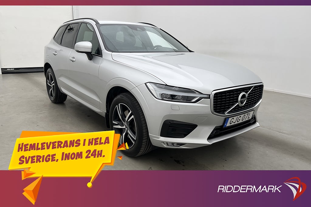 Volvo XC60 B4 AWD R-Design HuD 360°  Värmare BLIS  Drag  B&W