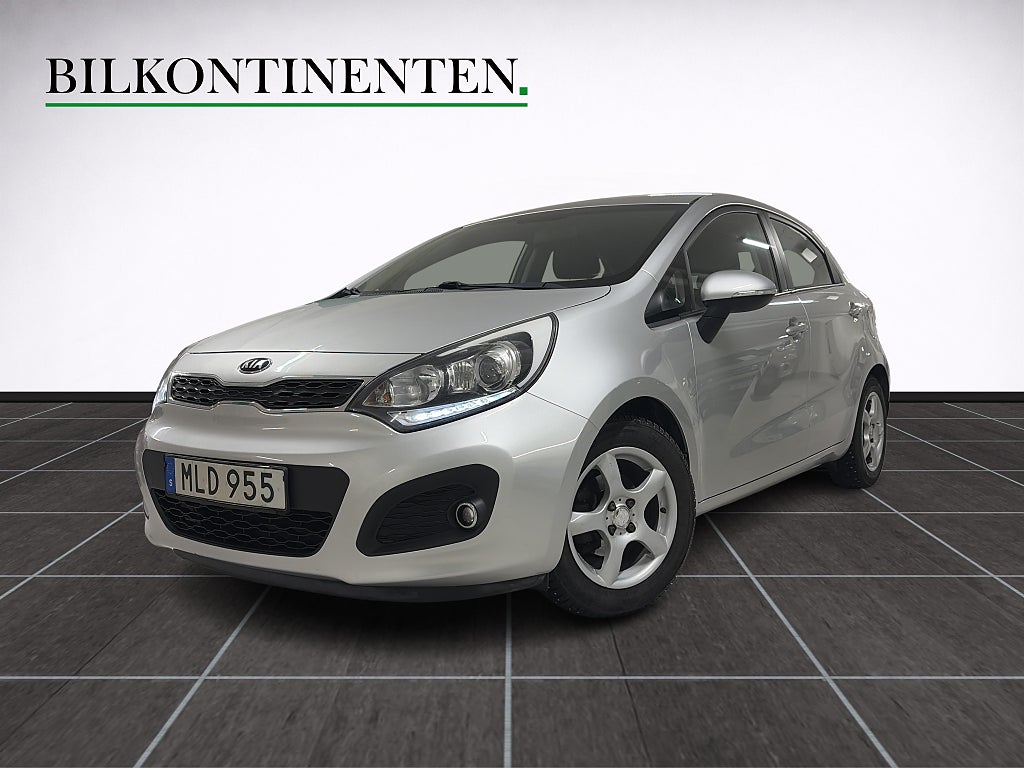 Kia Rio 1.2 CVVT GLS Rattvärme Sätesvärme Nyservad Isofix