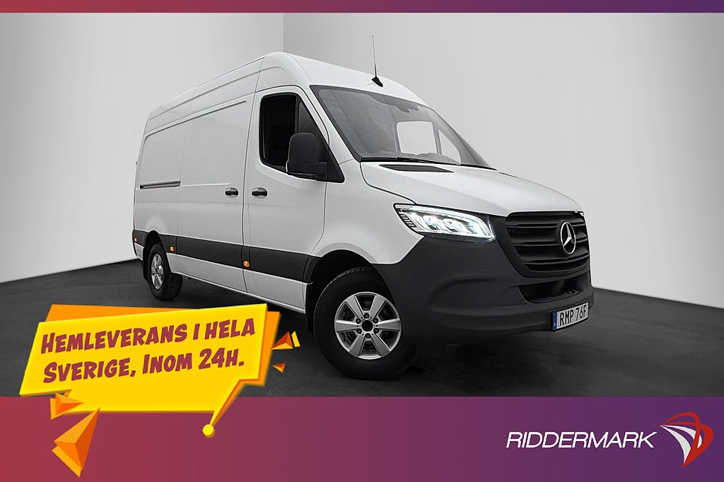 Mercedes-Benz Sprinter 317 L2H2 Värm Drag B-Kam CARPLAY Moms