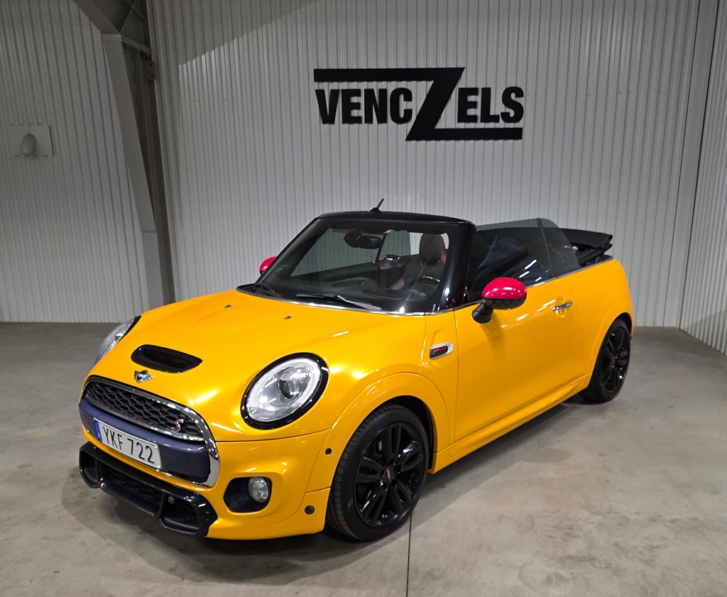 MINI Cooper S Convertible JCW Chili H/K Aut 192 hk Mycket fin